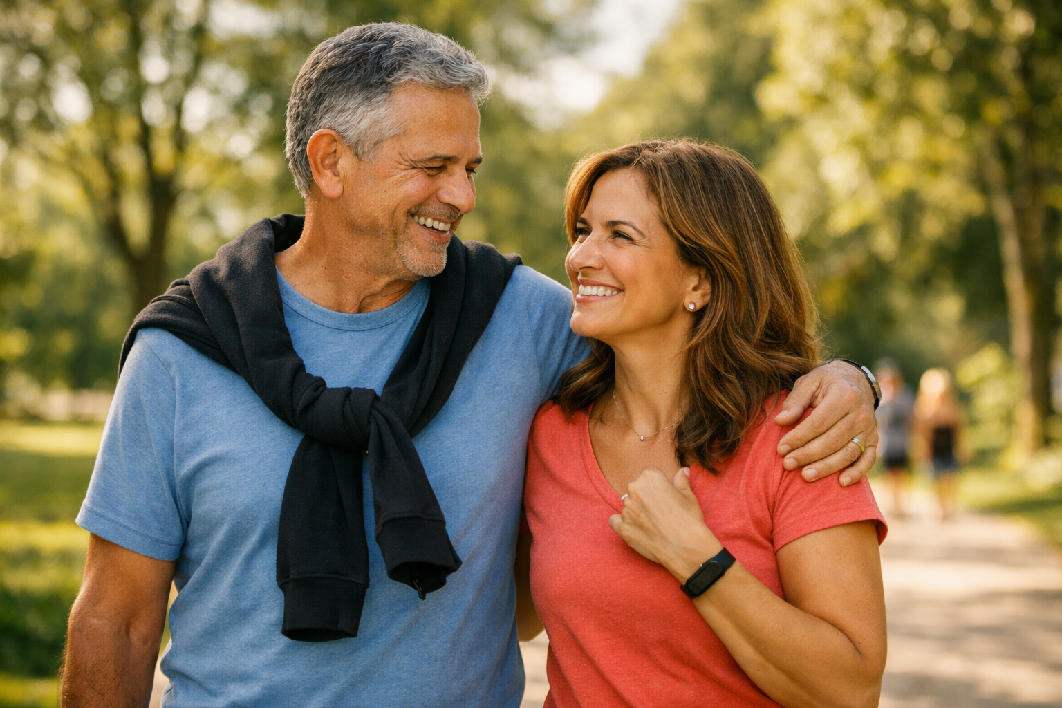 Casal maduro saudável em Curitiba