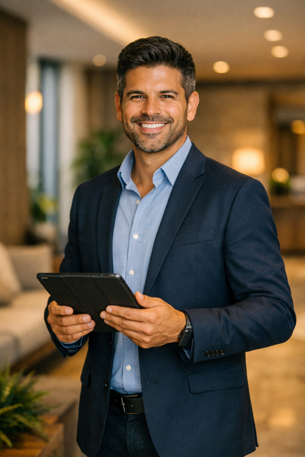 Síndico gerenciando condomínio — seguro condomínio gestão responsável Curitiba