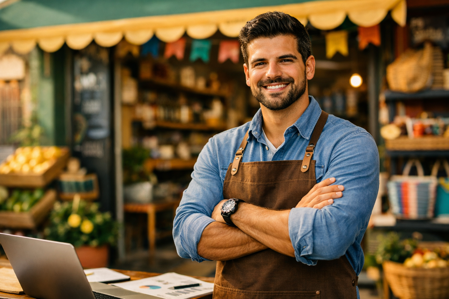 Dono de pequeno negócio — seguro empresarial micro e pequenas empresas Curitiba