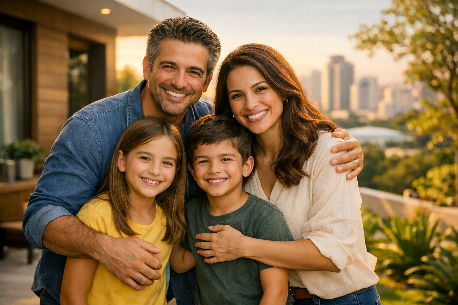 Família protegida pela Montreal Corretora de Seguros Curitiba