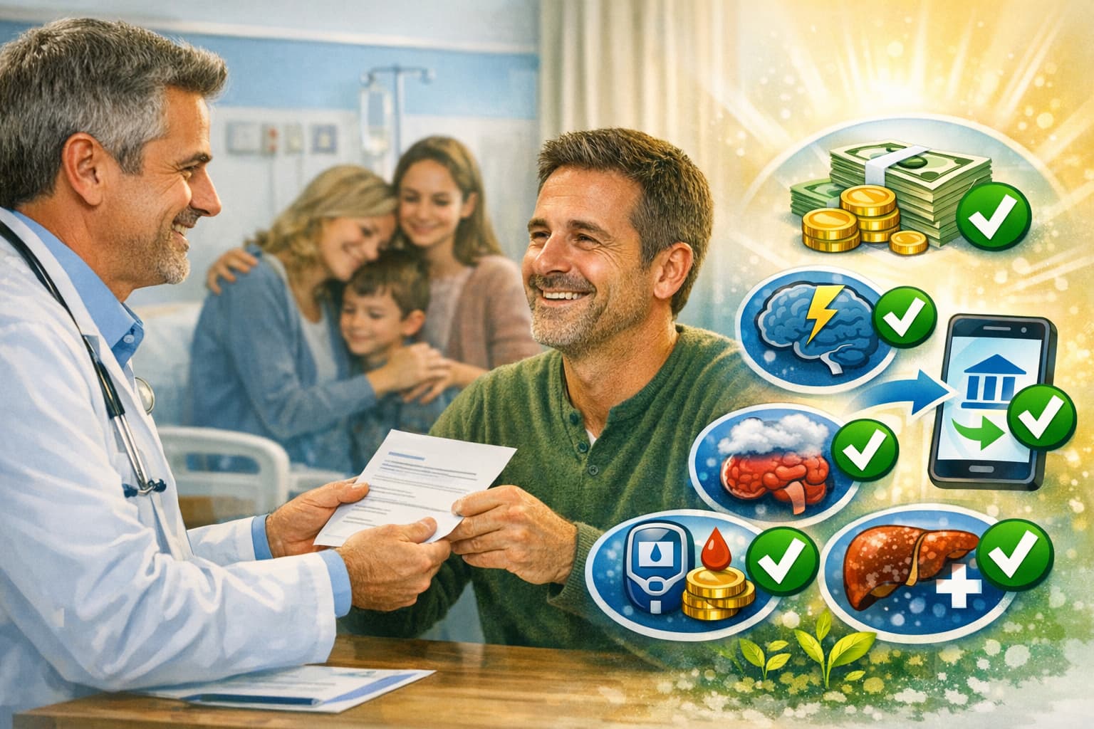 Benefício no diagnóstico: indenização garantida para tratar doença grave