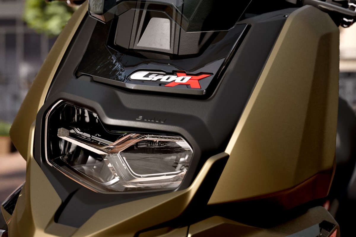 Detalhe da lanterna BMW C 400 X