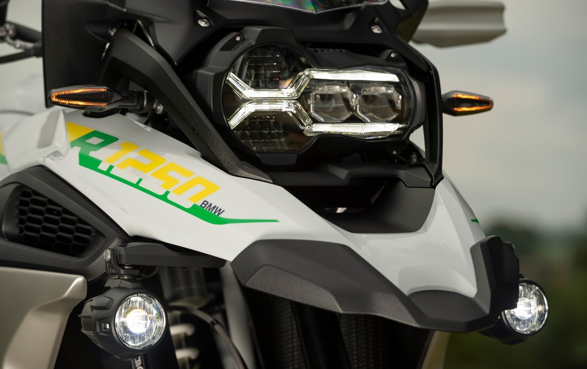 Detalhe da lanterna BMW R 1250 GS