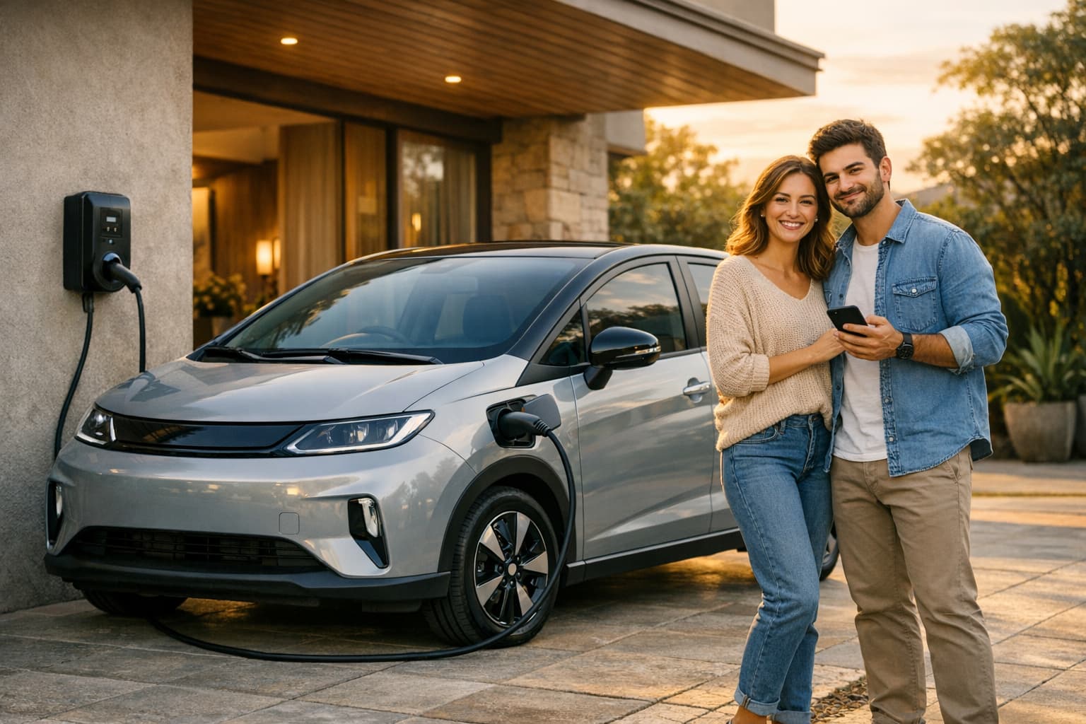 Motorista satisfeito ao receber cotação de seguro do BYD Dolphin Mini em Curitiba