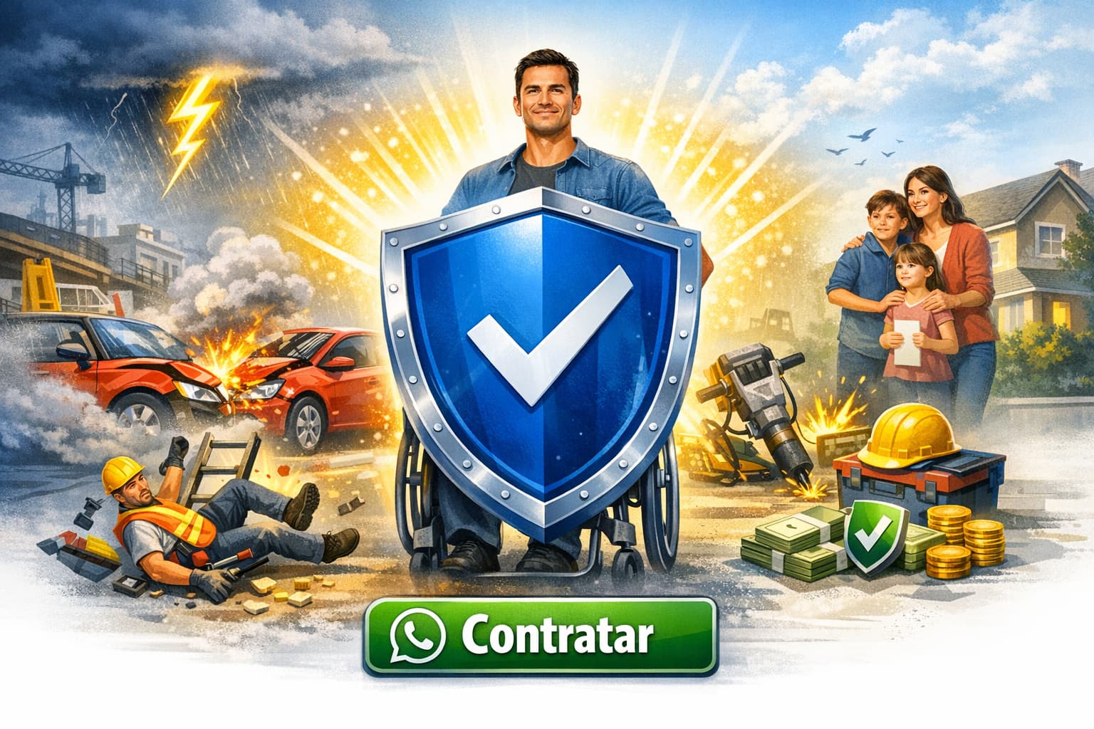 Cobertura morte acidental: proteção rápida e garantida