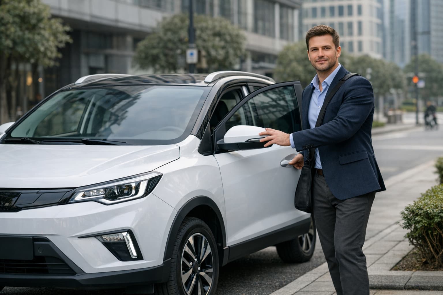 Cliente satisfeito ao receber cotação de seguro do Geely EX2 em Curitiba - Montreal Corretora