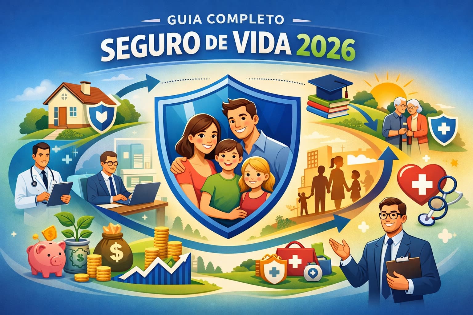Guia completo de seguro de vida 2026: proteção para toda a jornada da vida