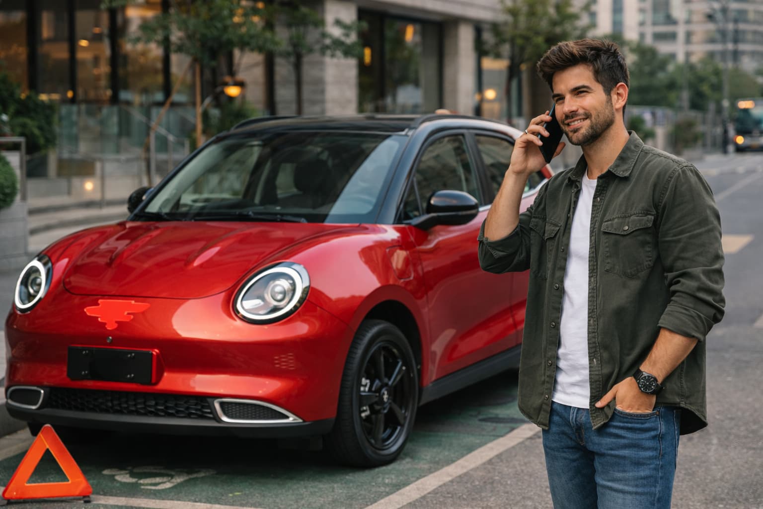 Motorista preocupado analisando custo e seguro do GWM Ora 03