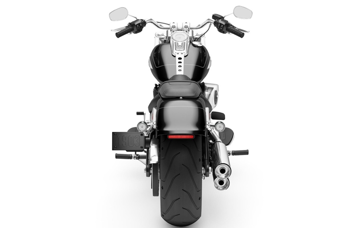 Harley-Davidson Fat Boy vista traseira