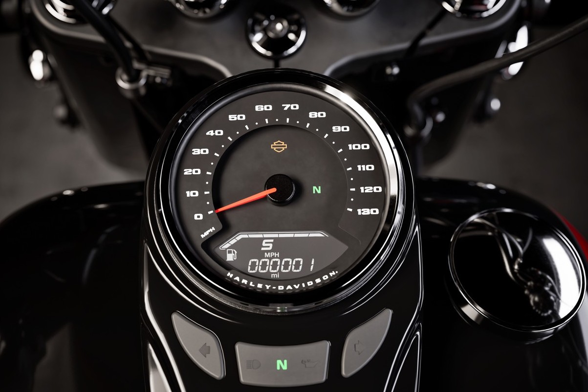 Velocímetro da Harley-Davidson Heritage Classic 2026