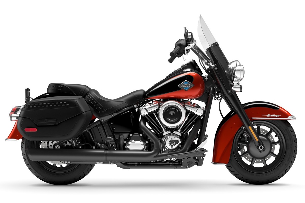 Harley-Davidson Heritage Classic vermelho e preto
