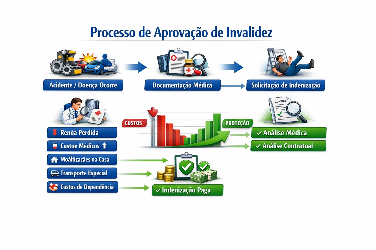 Processo de aprovação: como seguradora avalia invalidez