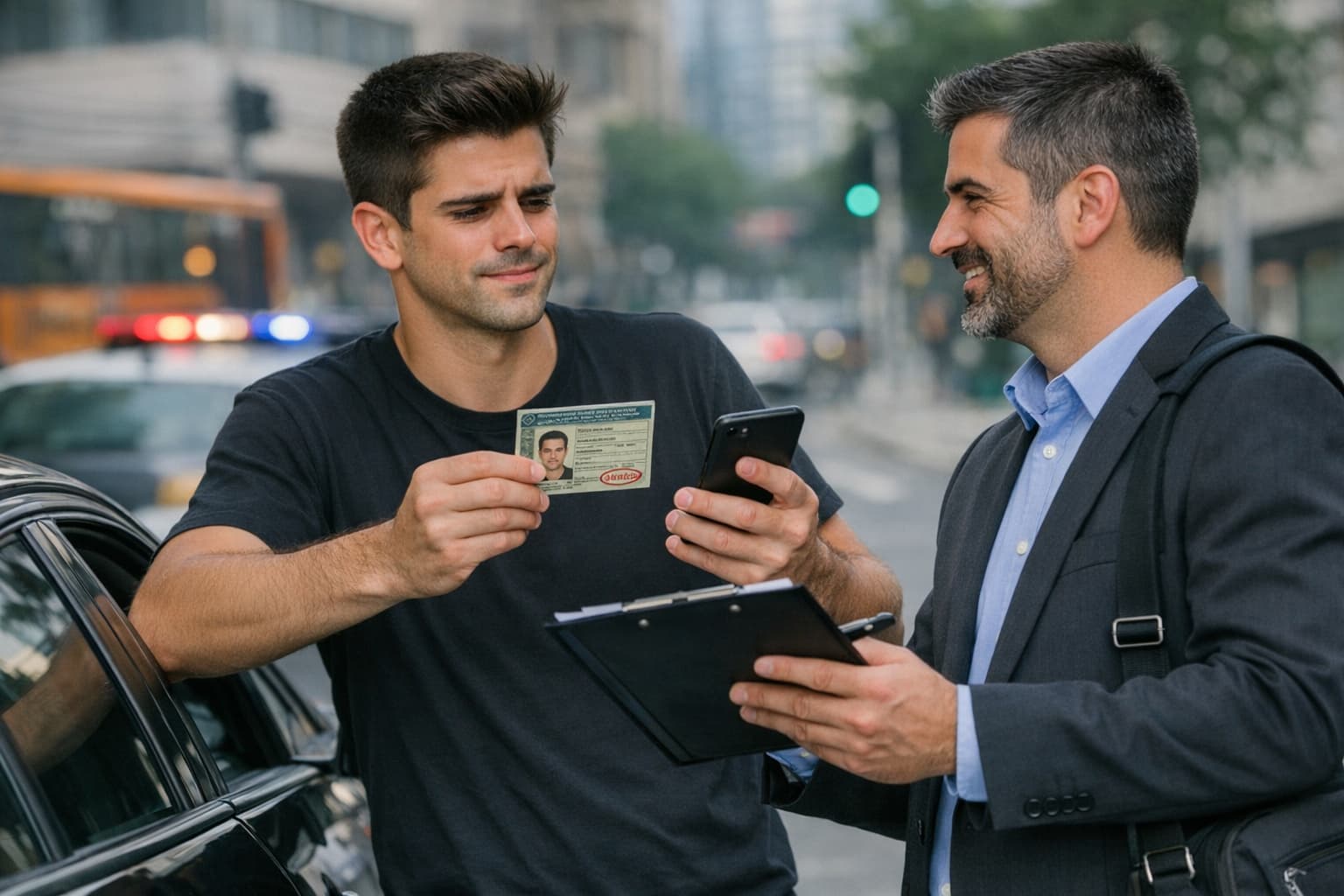 motorista regularizado e protegido com seguro auto