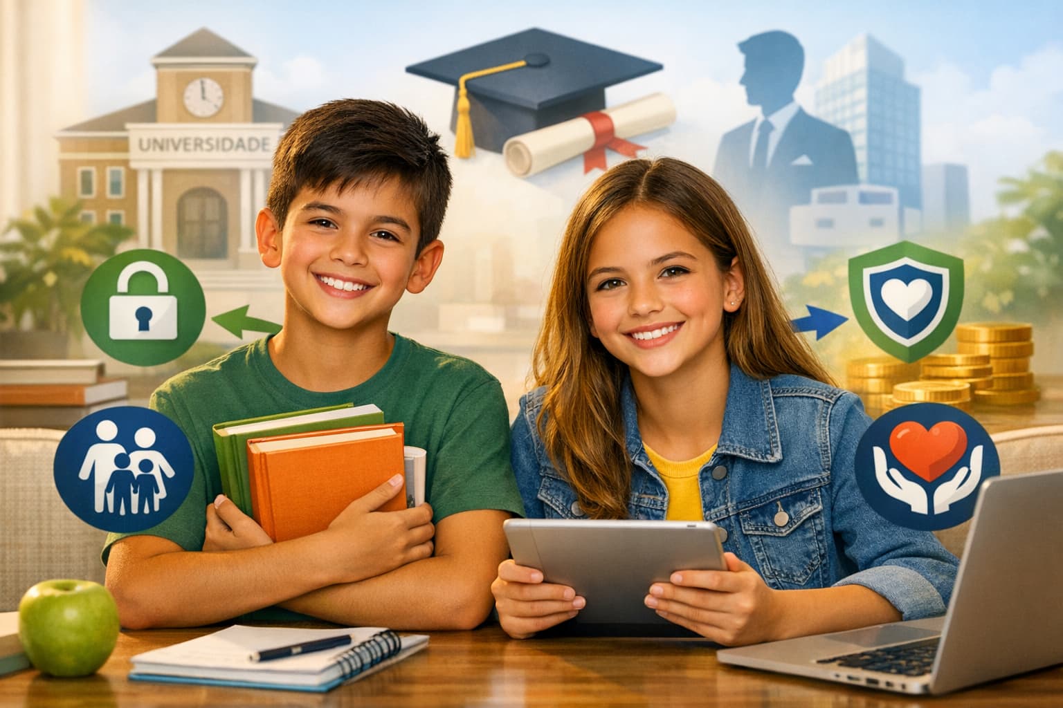 Seguro vida familiar: proteção de filhos menores e herança educacional